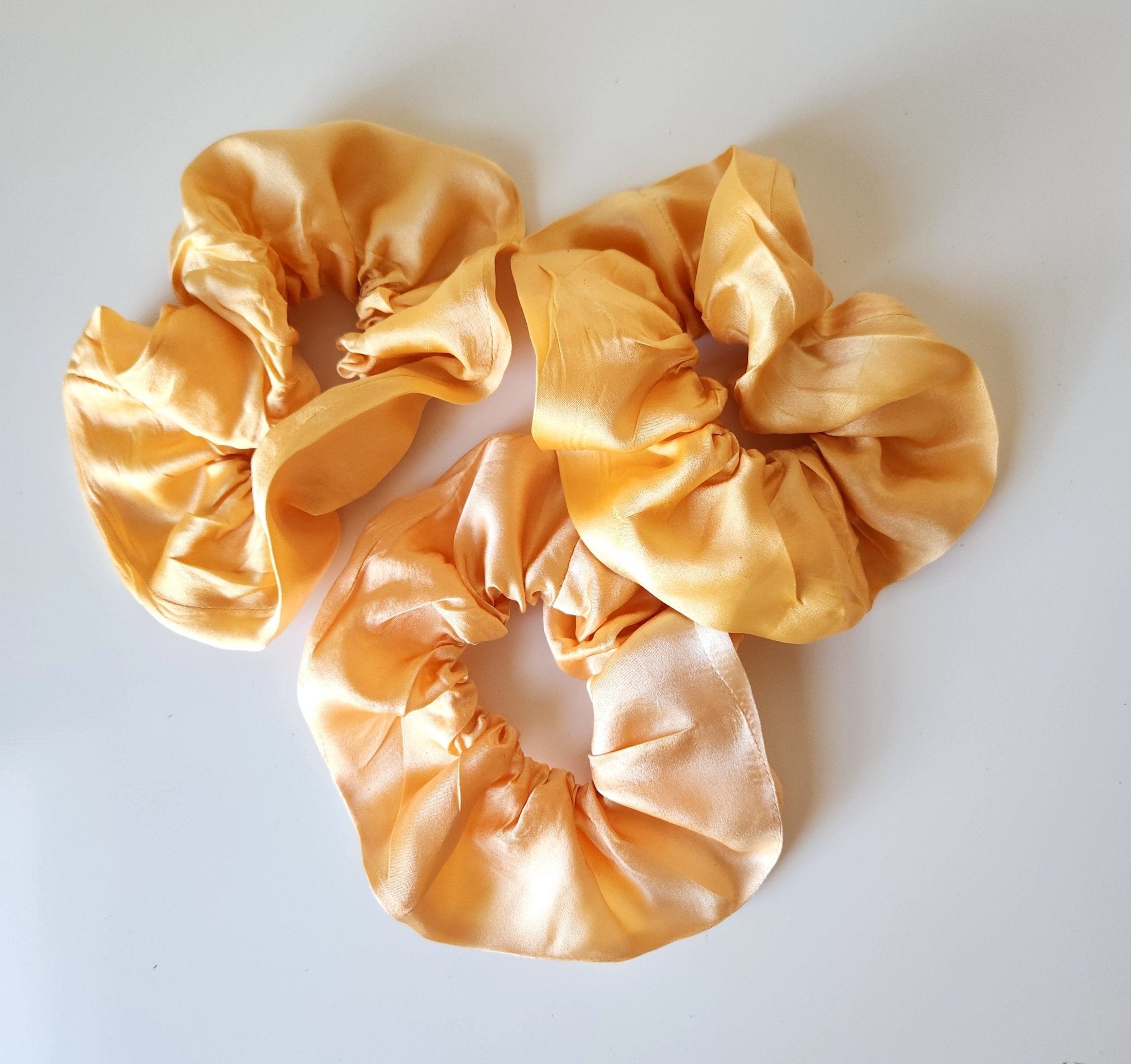 COLOR POP! Solid Botanically Dyed Silk Hair Scrunchie dyekween
