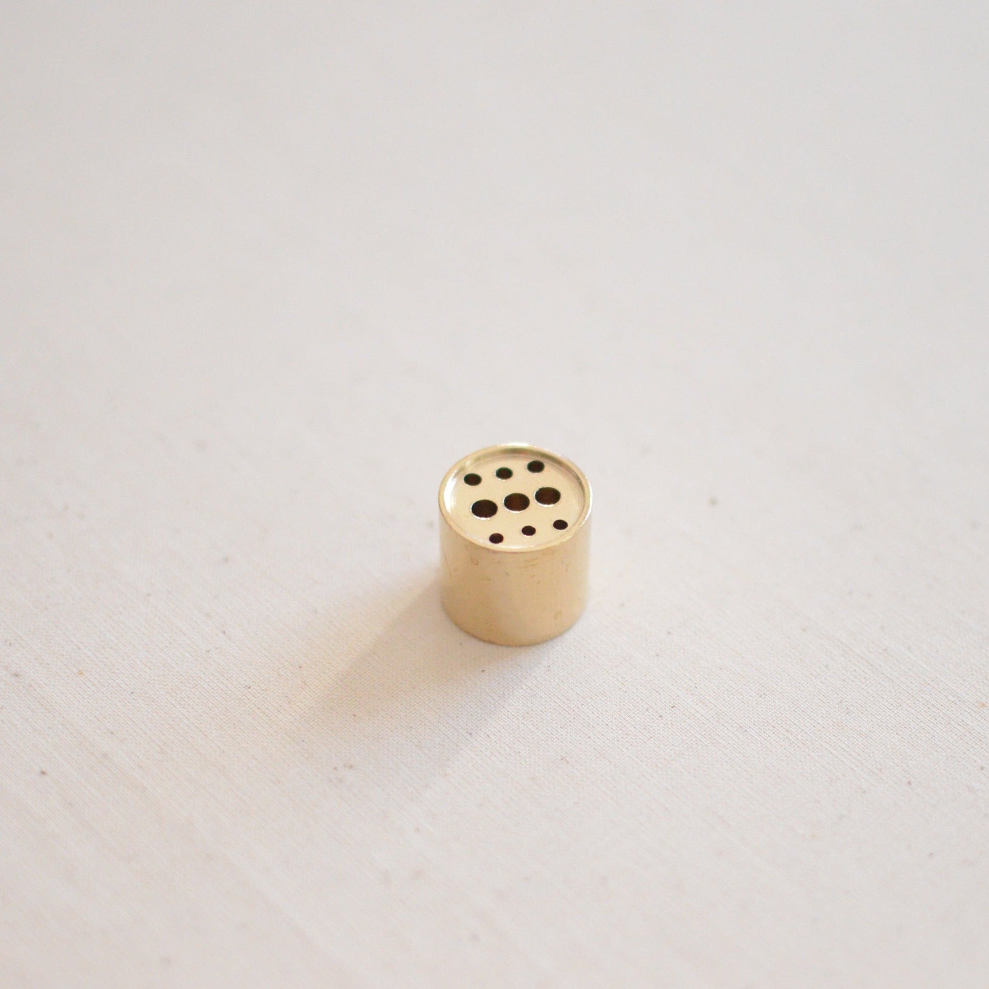 Cylinder Brass Incense Holder CEDAR AND MYRRH