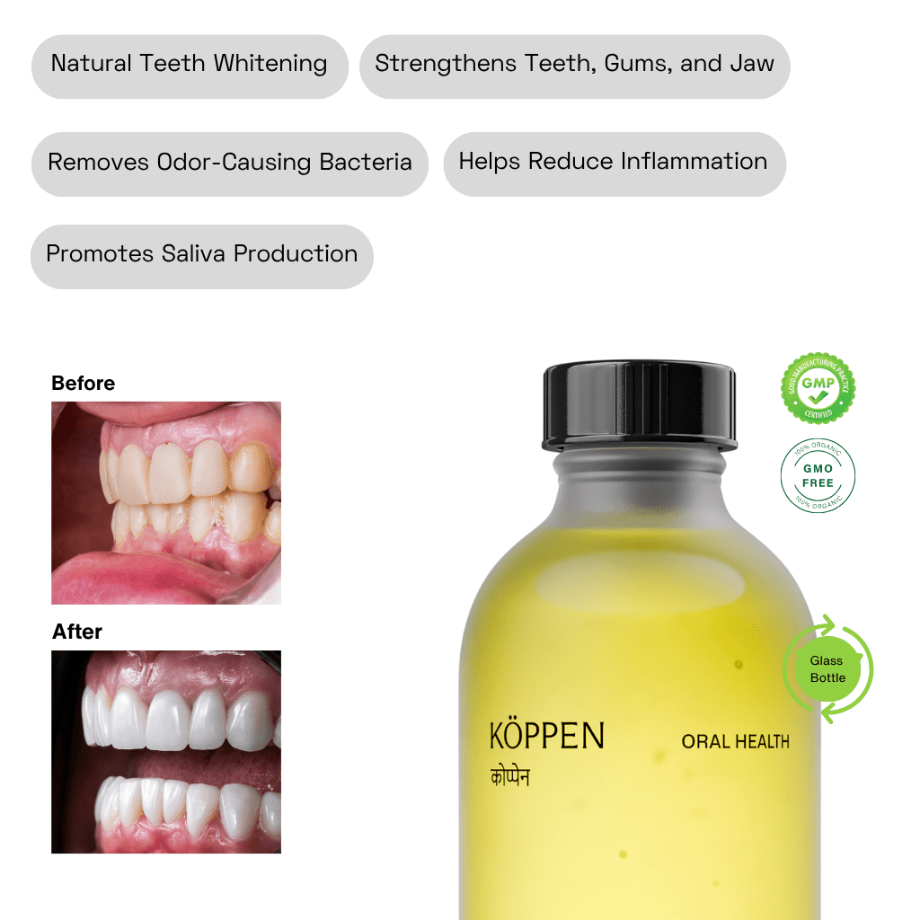 Daily Oil Mouthwash | Healthy Teeth & Gums KÖPPEN