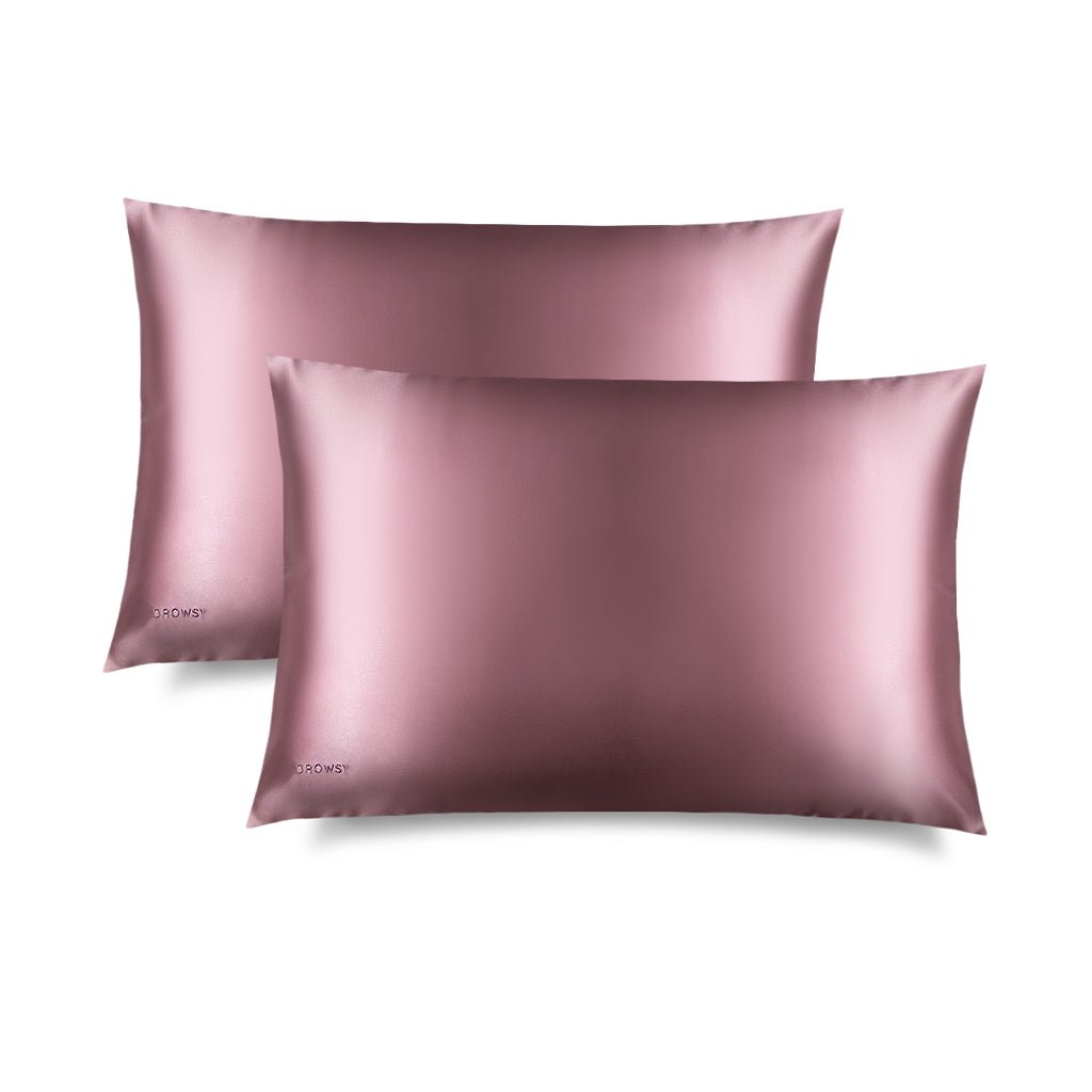 Damask Rose Silk Pillowcase Drowsy