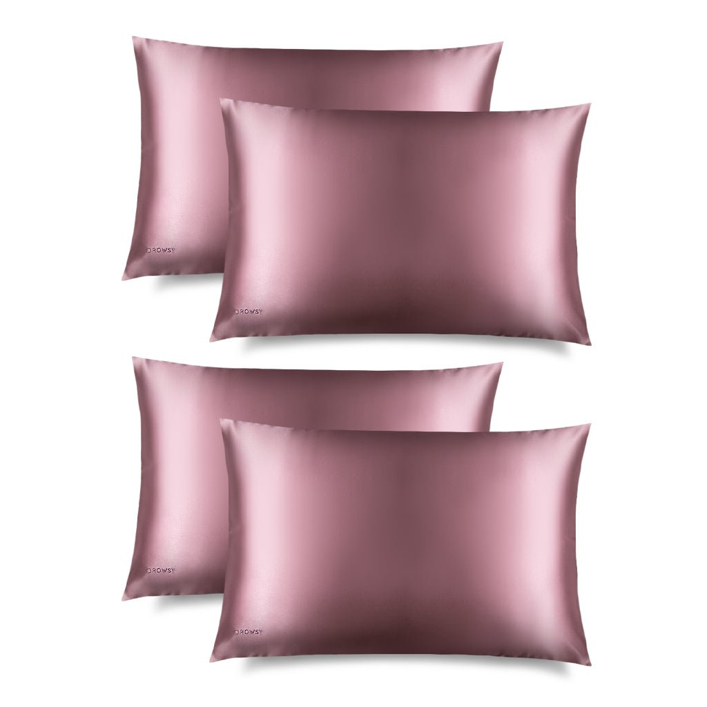 Damask Rose Silk Pillowcase Drowsy