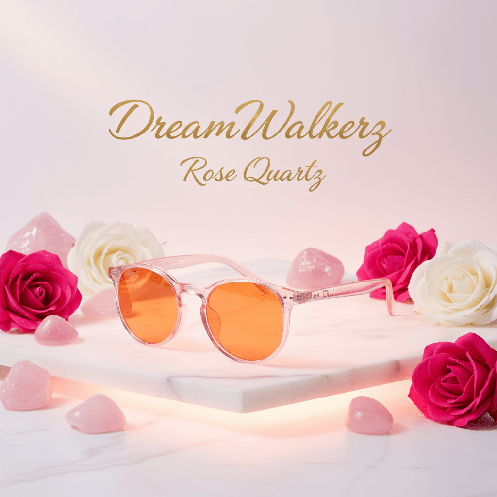 DreamWalkerz Crystal Collection - Rose Quartz Sleep Glasses DreamWalkerz