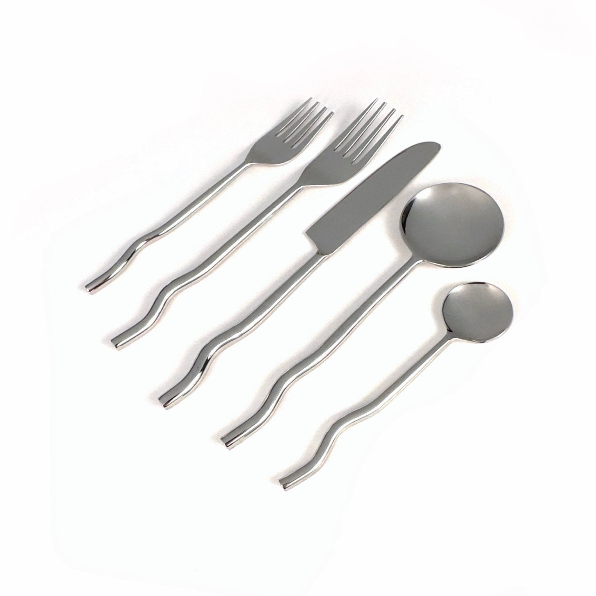 Emma Silver Flatware (Set of 20) by MESO MESO