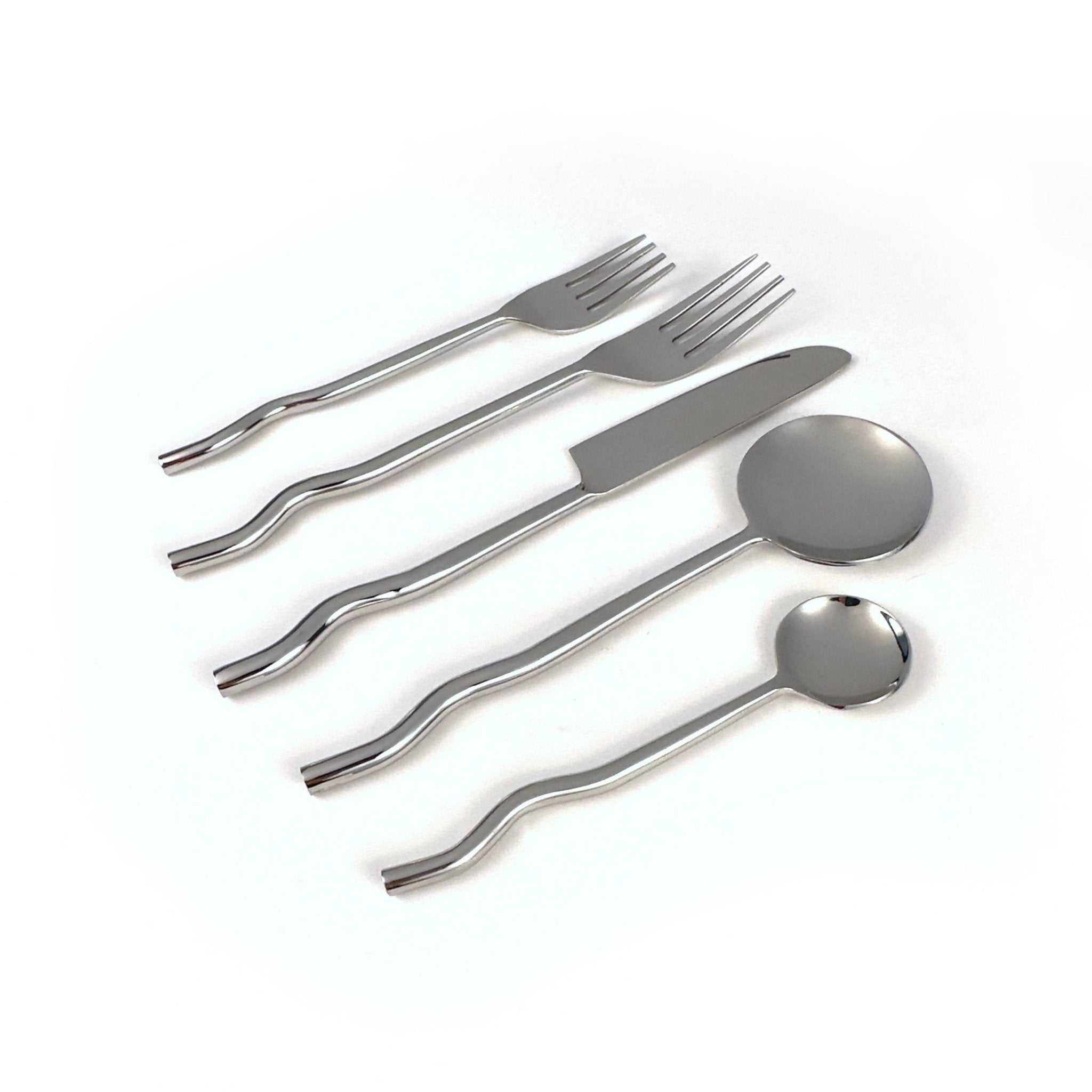 Emma Silver Flatware (Set of 20) by MESO MESO
