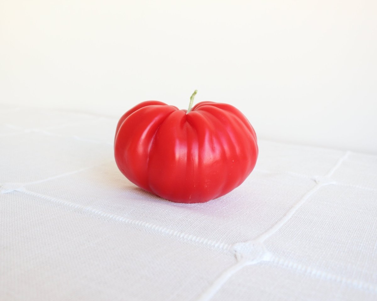 EXTRA LARGE HEIRLOOM TOMATO BEESWAX CANDLE Happy Organics