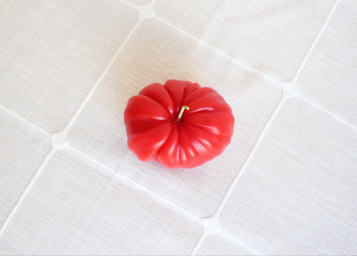 EXTRA LARGE HEIRLOOM TOMATO BEESWAX CANDLE Happy Organics
