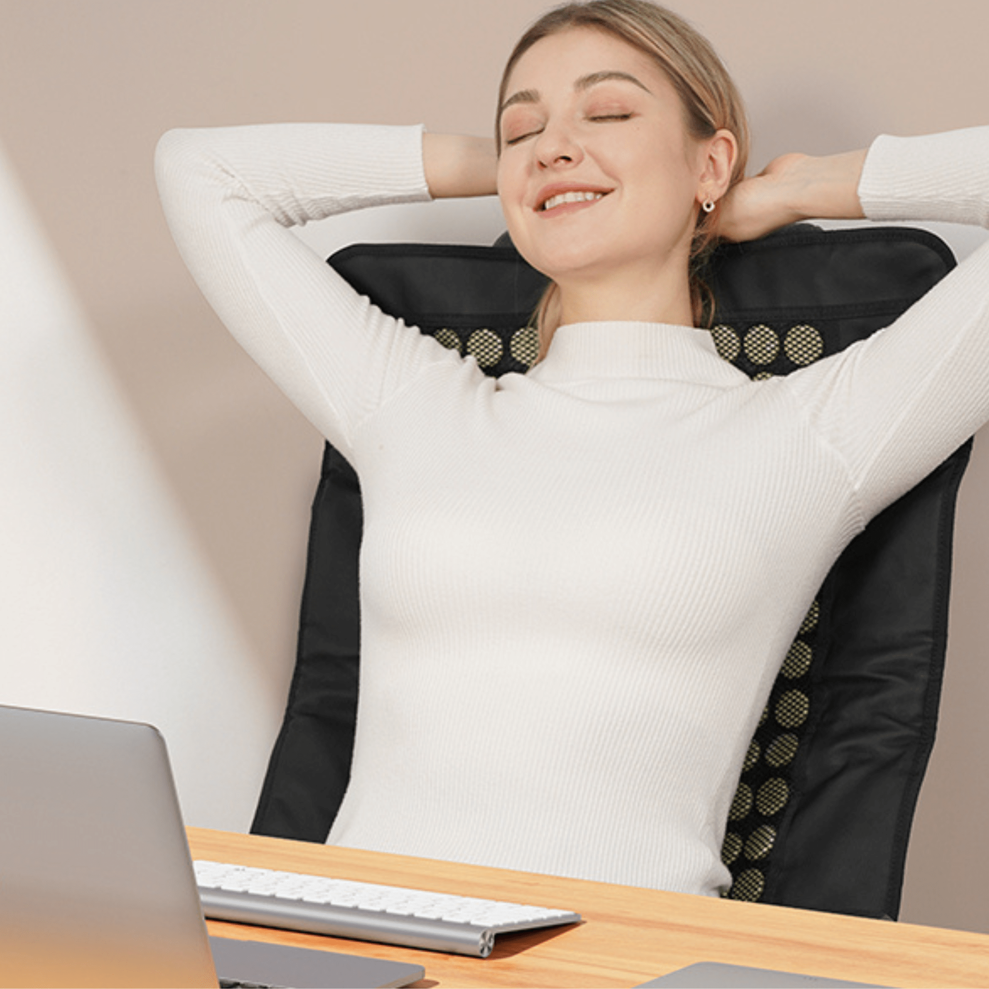 Far Infrared Natural Jade and Tourmaline Heating Pad, 31" x 21" iReliev