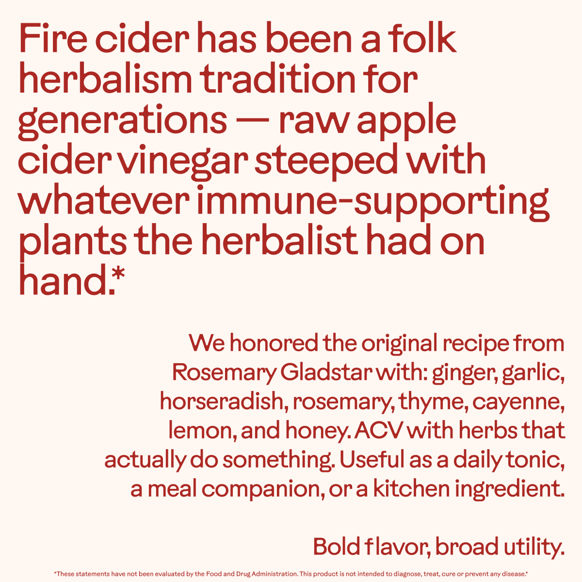 Fire Cider WOODEN SPOON HERBS