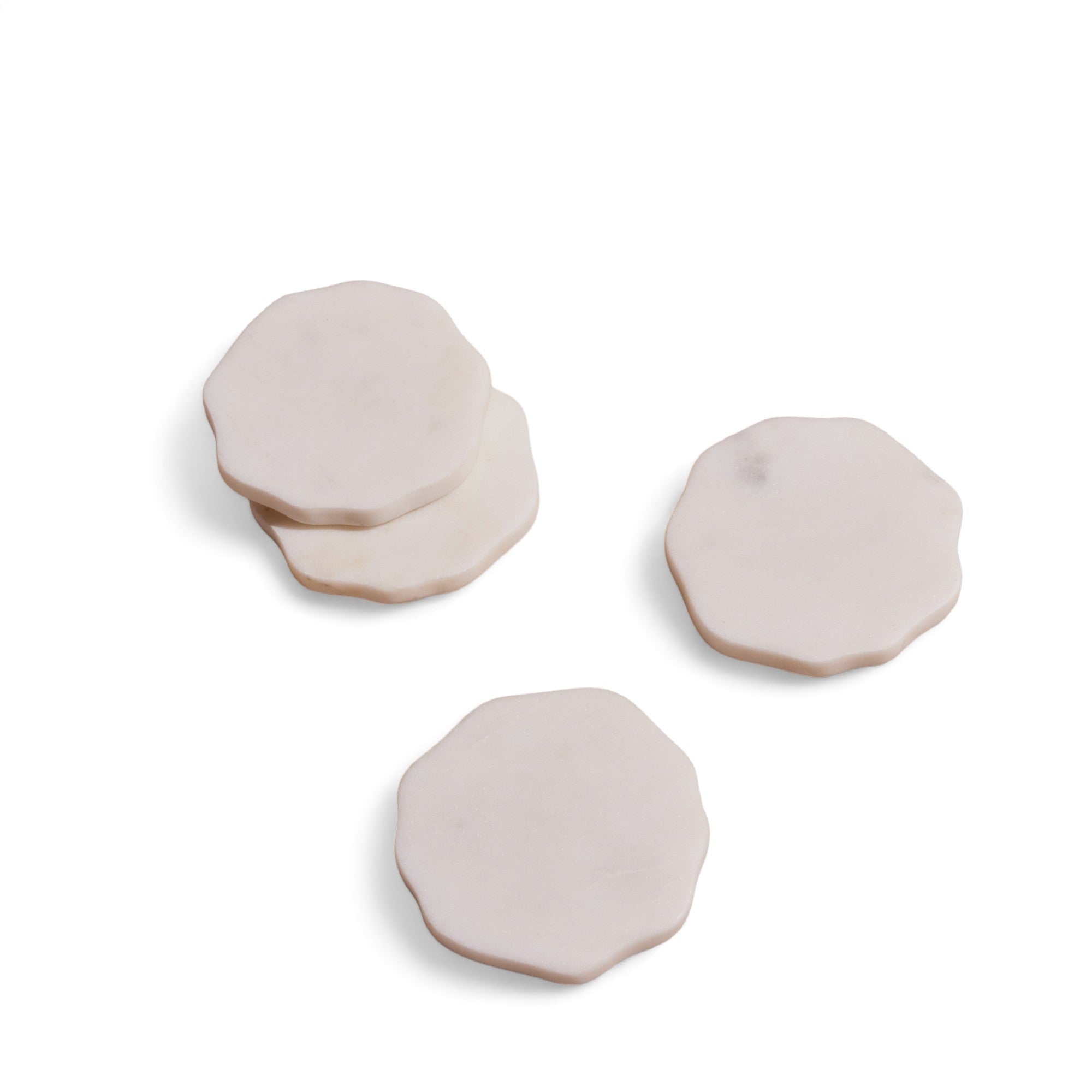 Flor Marble Coasters (Set of Four) by MESO MESO