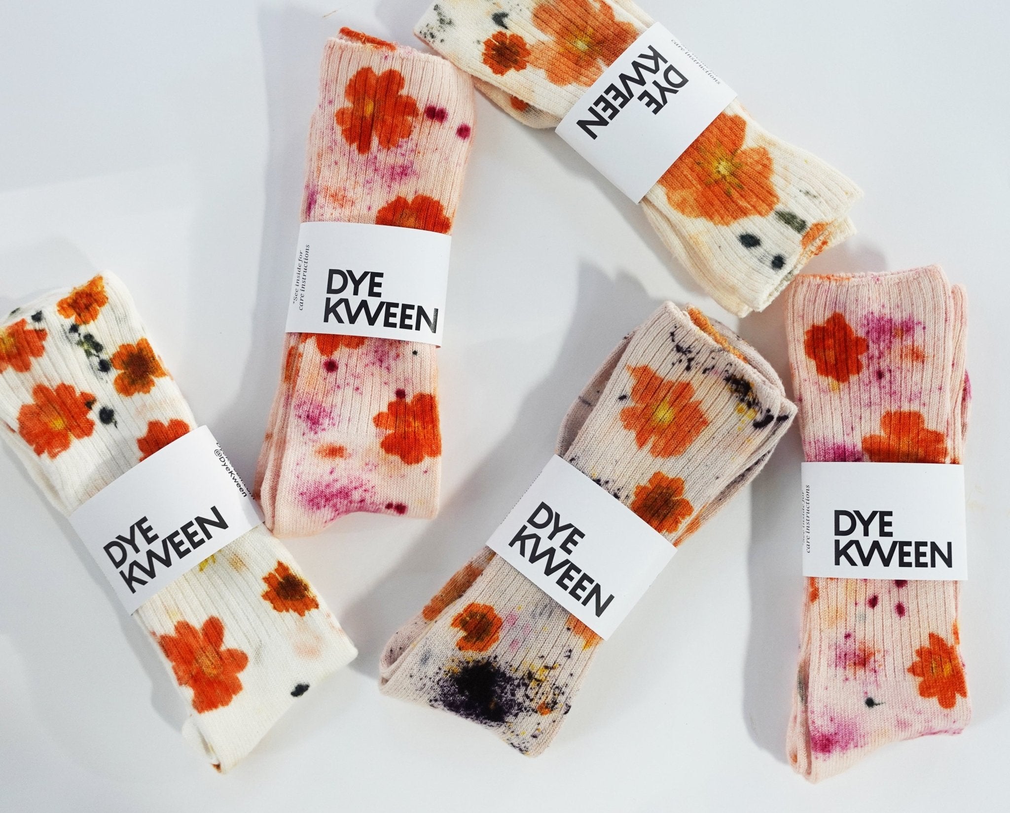 Flower Power Bamboo Sock dyekween