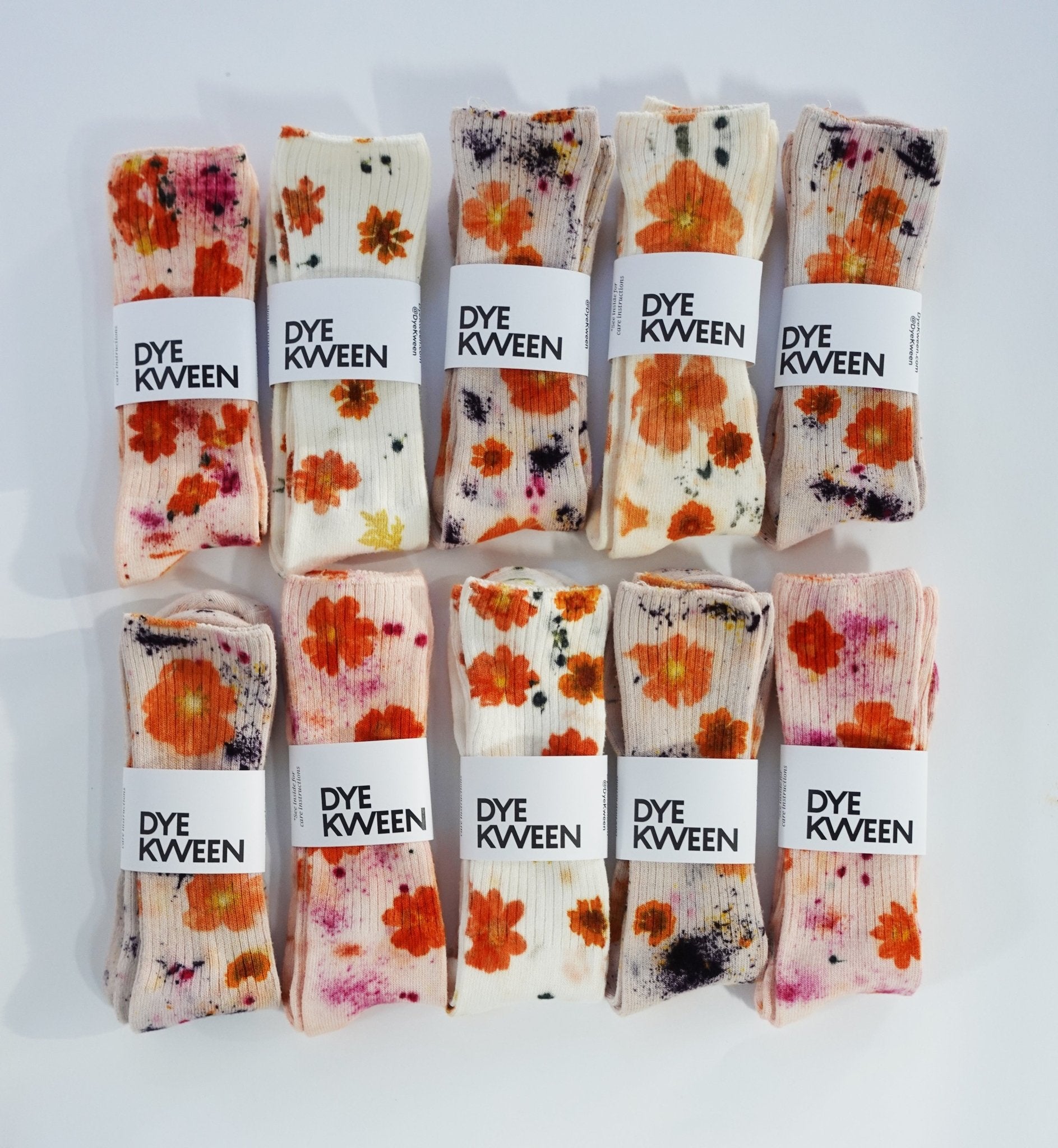 Flower Power Bamboo Sock dyekween