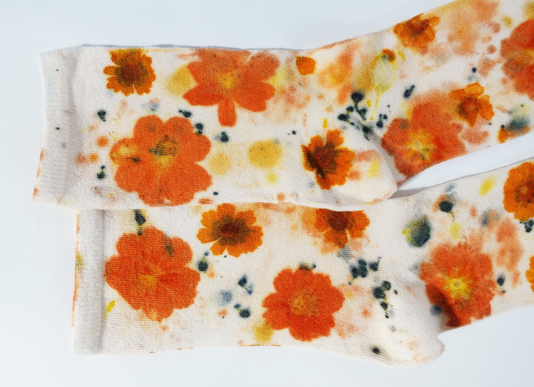 Flower Power Cotton Crew Sock dyekween