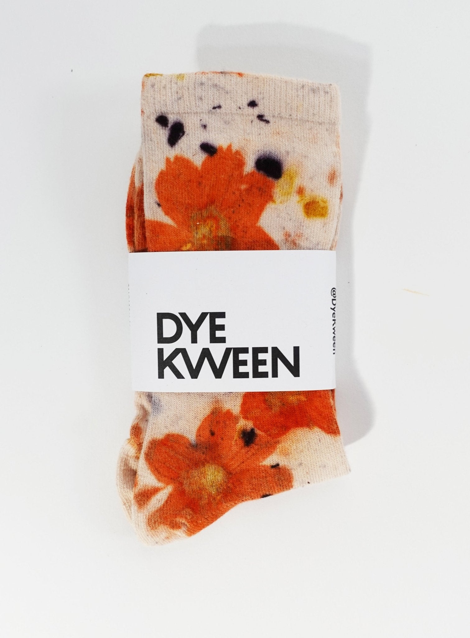 Flower Power Cotton Crew Sock dyekween