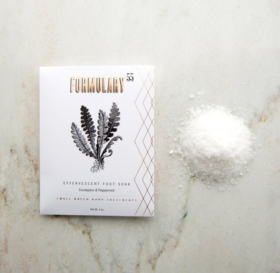Foot Soak Botanical Treatment - PEPPERMINT & EUCALYPTUS Formulary 55