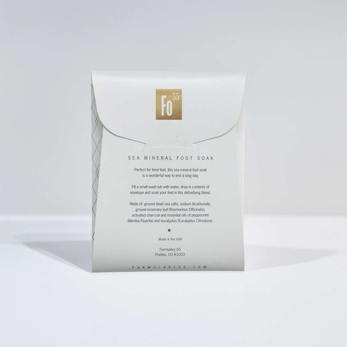 Foot Soak Botanical Treatment - PEPPERMINT & EUCALYPTUS Formulary 55