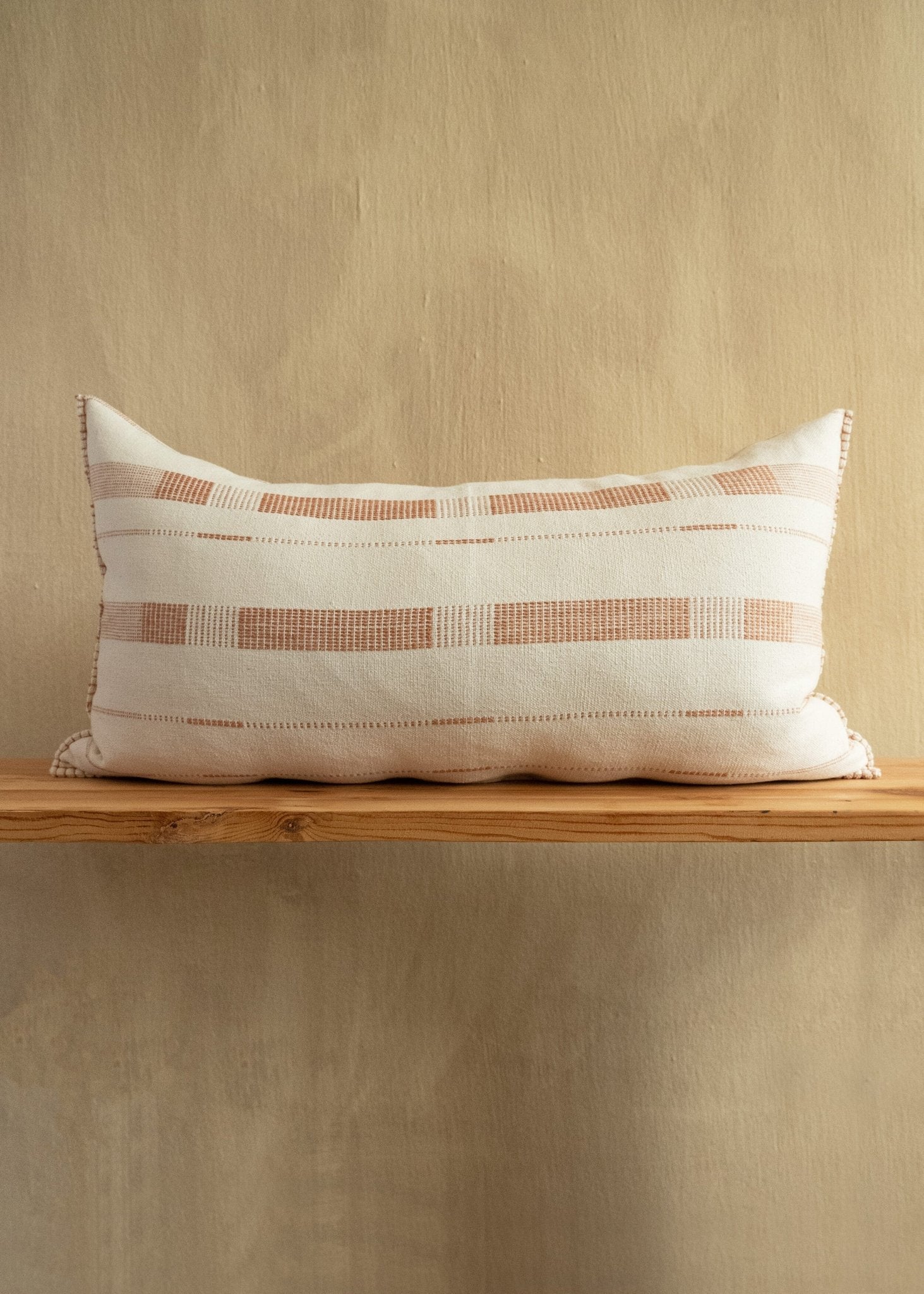 Fulcrum Sahara Oversized Cotton Lumbar Pillow Kanju Interiors