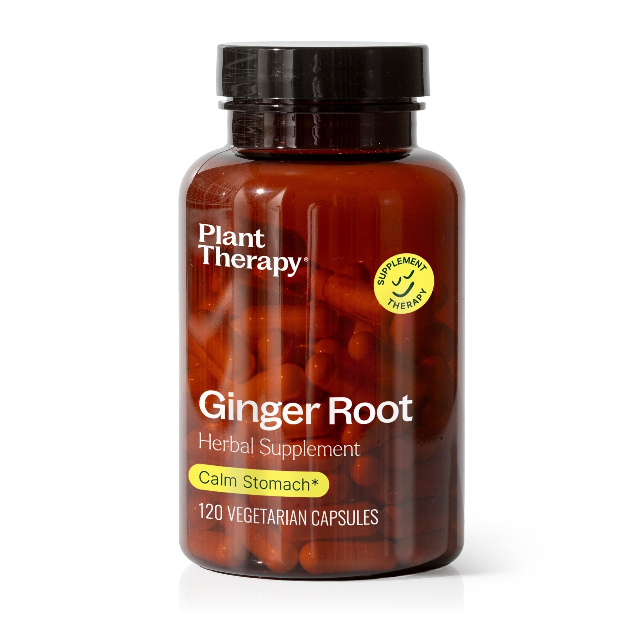 Ginger Root Herbal Supplement - 120 Capsules Plant Therapy