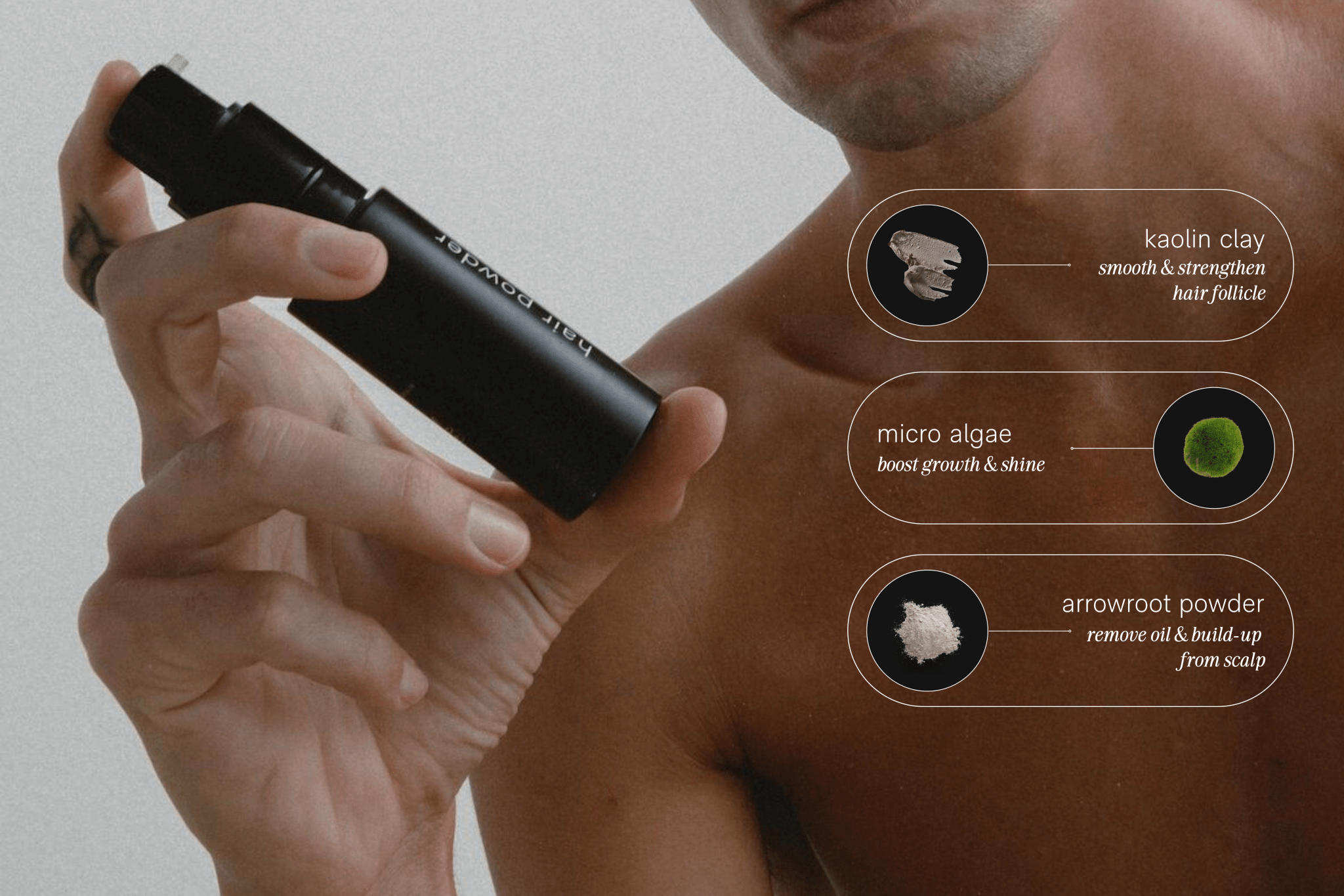 hair powder JACK HENRY