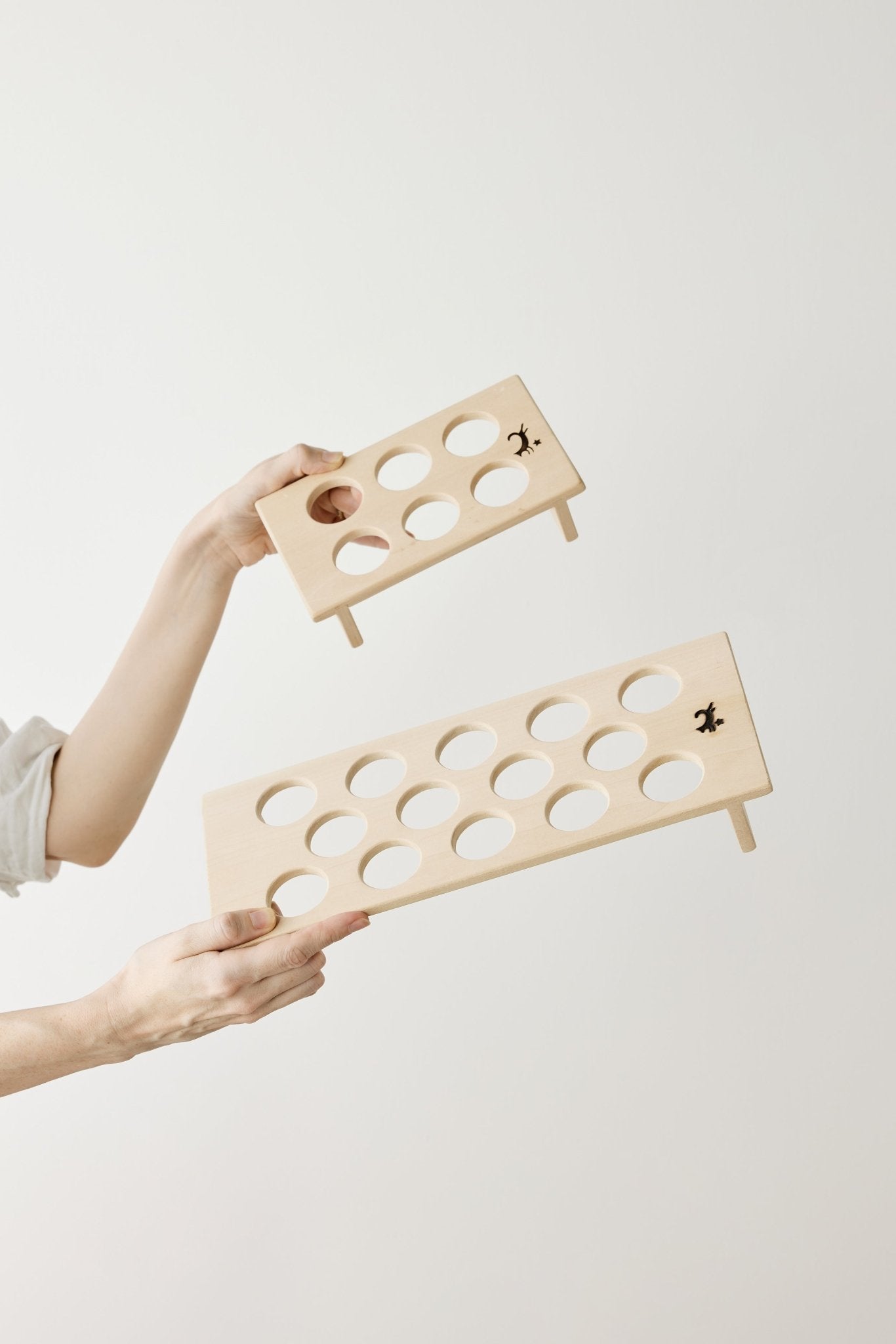 Hand - Carved Wooden Fridge Egg Tray Kanju Interiors