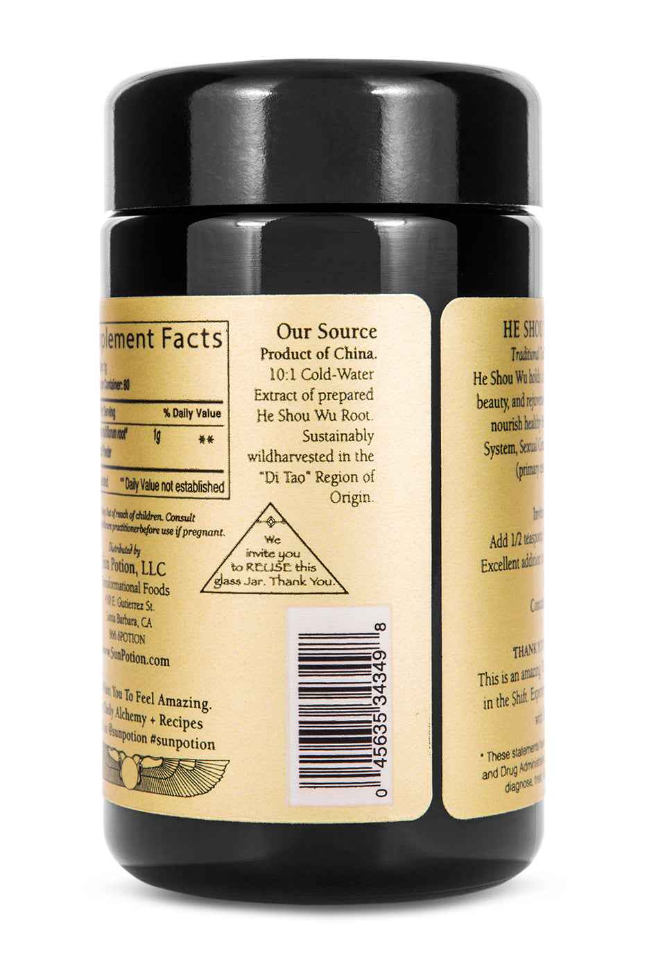 He Shou Wu (Wildcrafted) Sun Potion