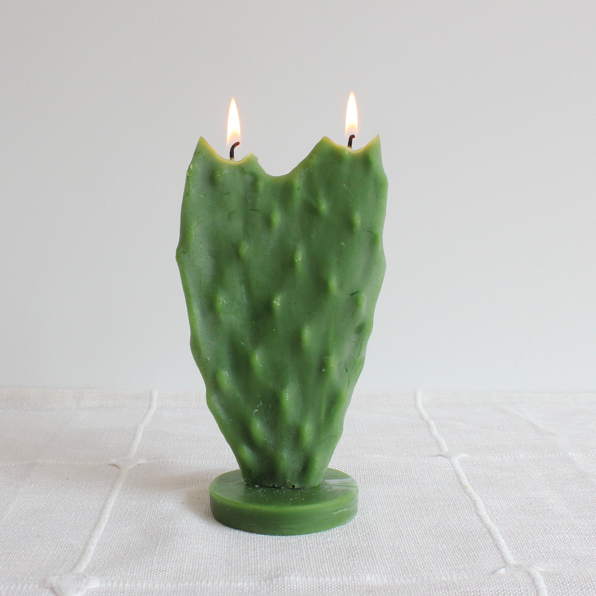 Heart Nopal Beeswax Candle Happy Organics