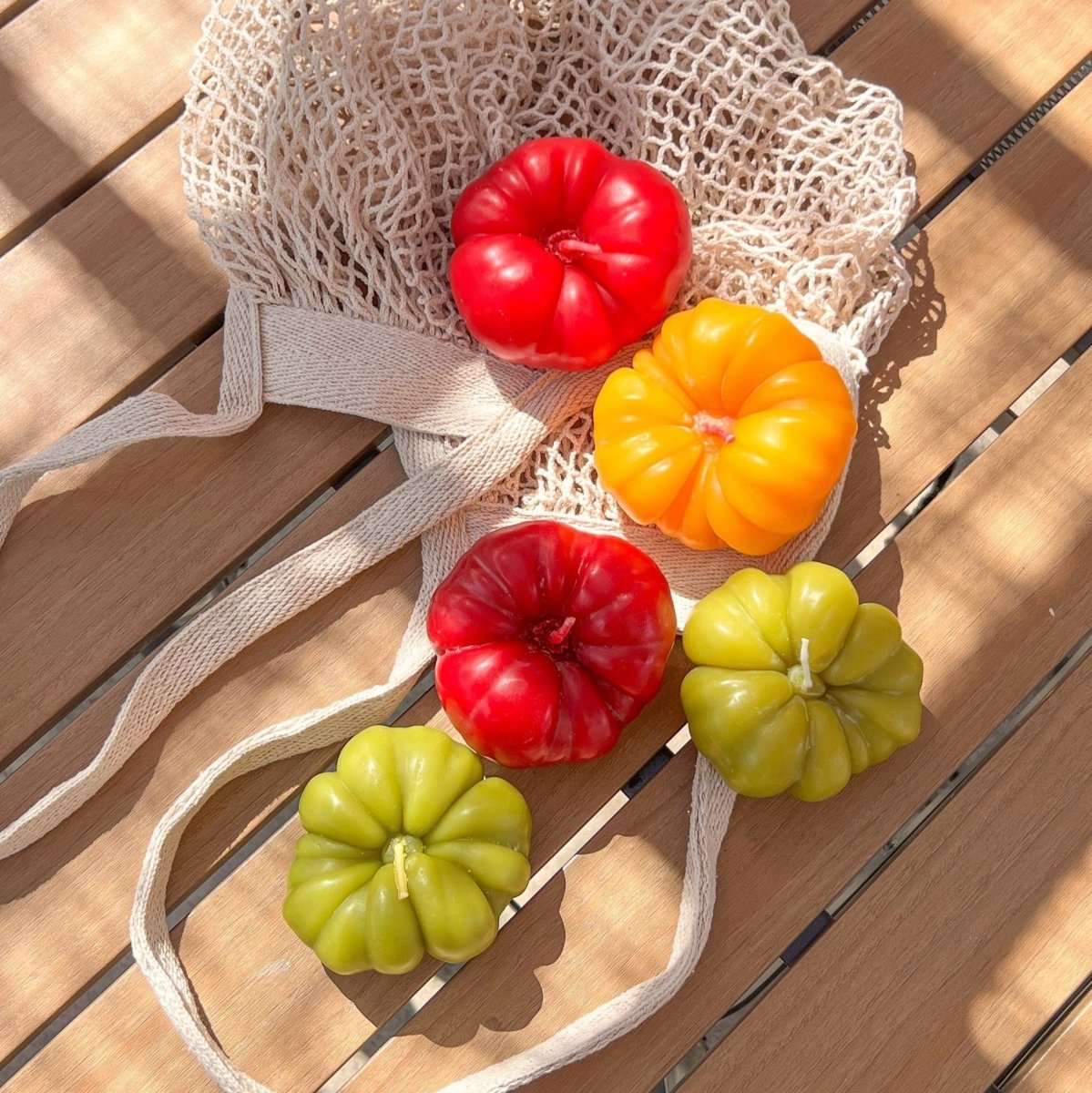 Heirloom Tomato Beeswax Candle Happy Organics