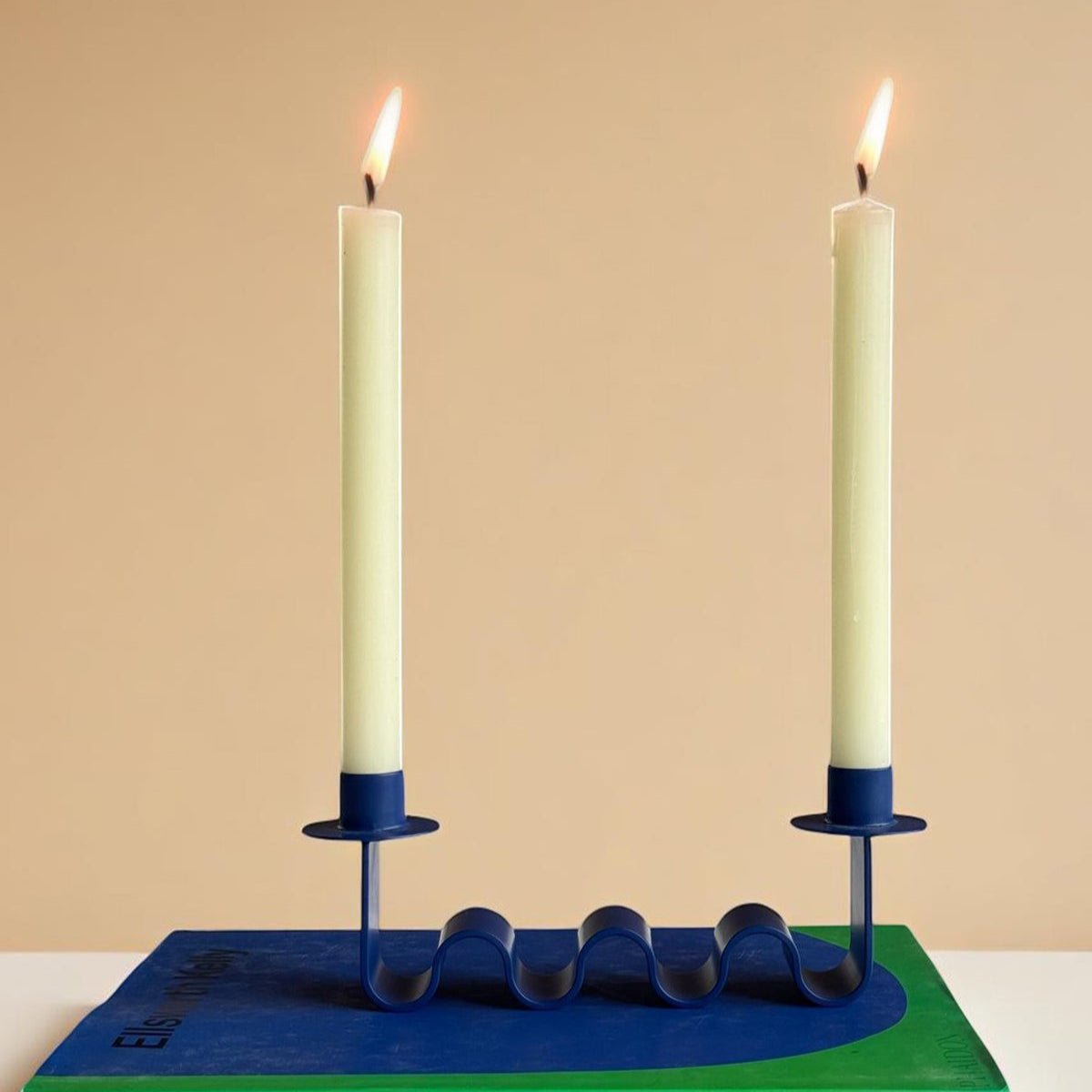 Helen Electric Blue Candle Holder by MESO MESO