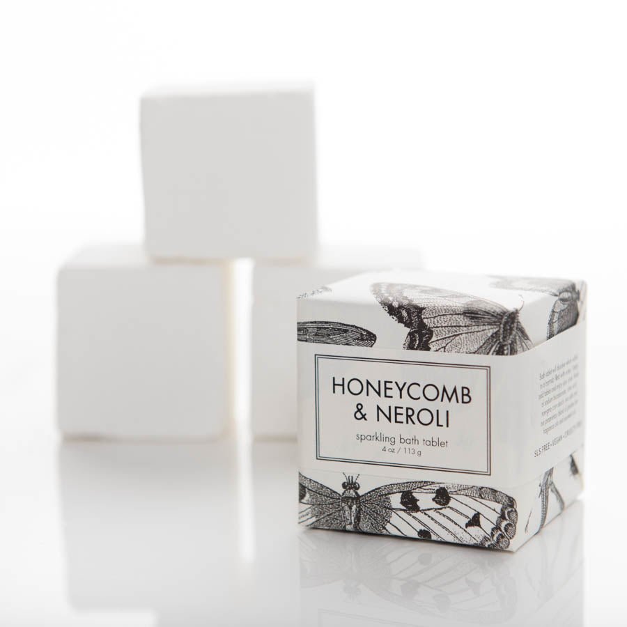 Honeycomb & Neroli- Sparkling Bath Tablet Formulary 55