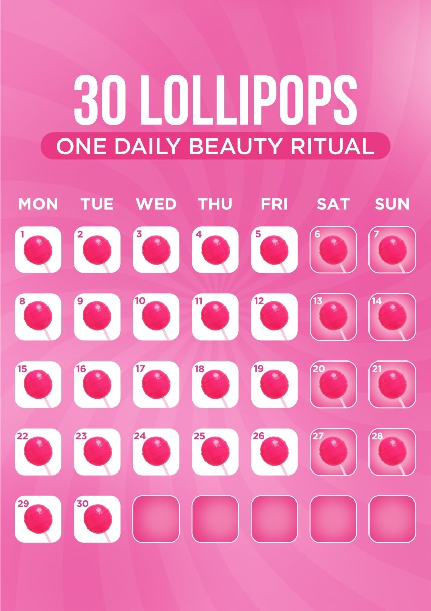 It Girl Beauty Lollipops - Collagen Peptides & Vitamin C Healthy Candy for Skin, Hair, Nails It Girl Vitamins