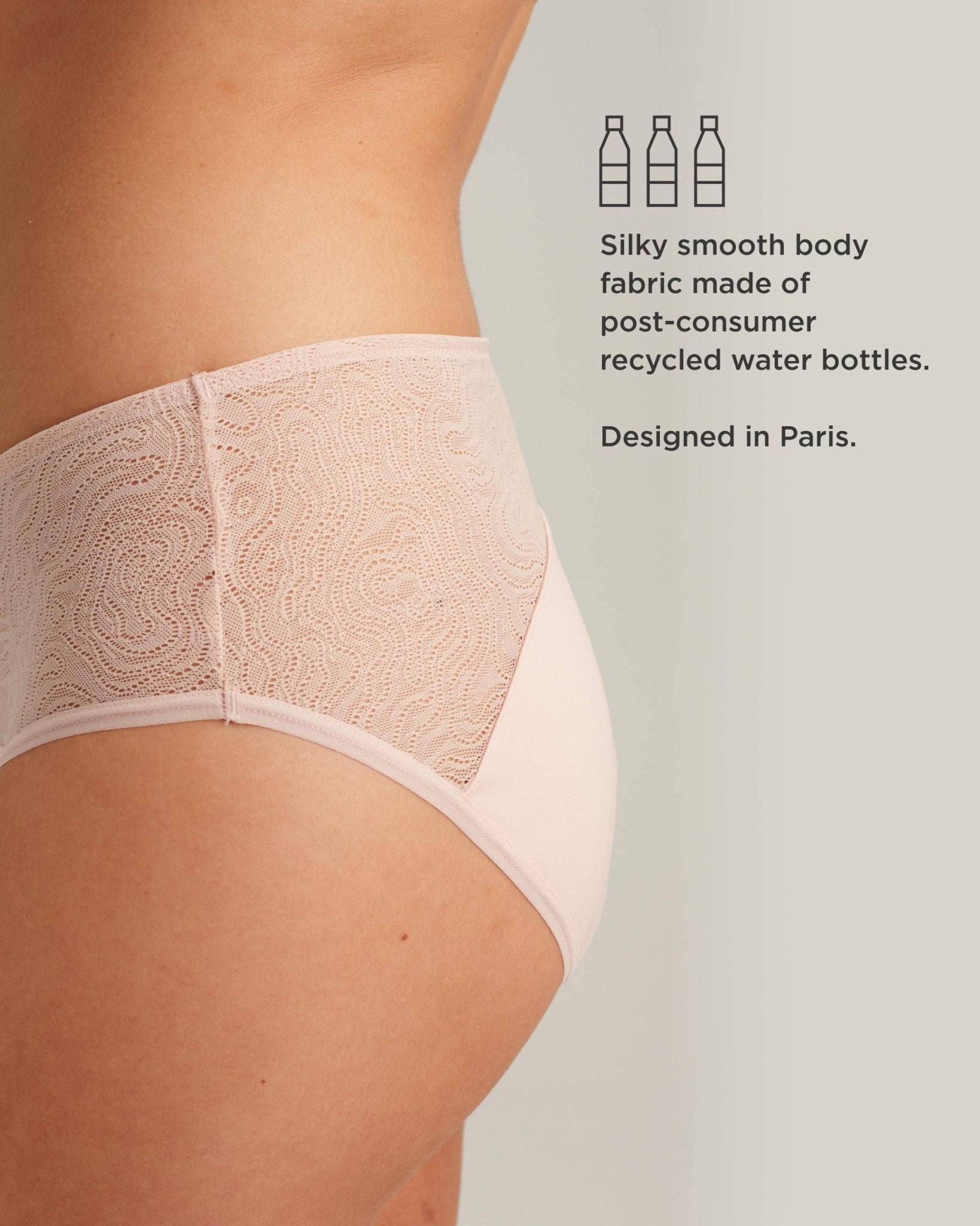 Leakproof Lace Hipster Saalt