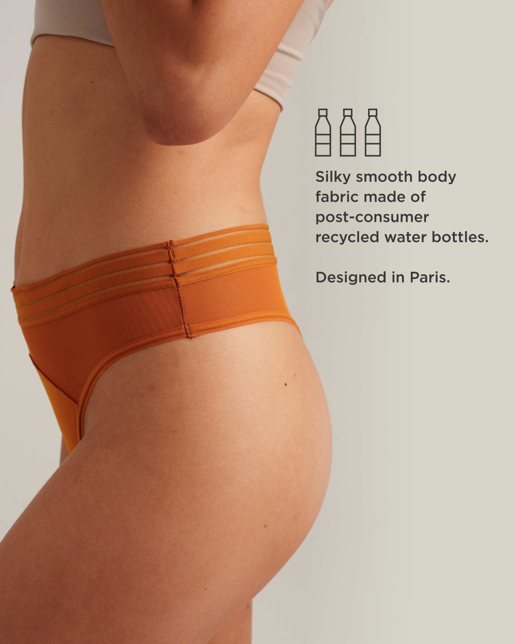 Leakproof Mesh Thong Saalt