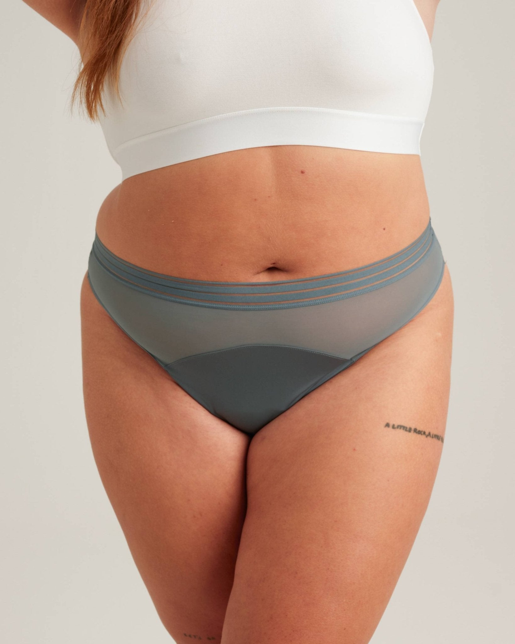 Leakproof Mesh Thong Saalt