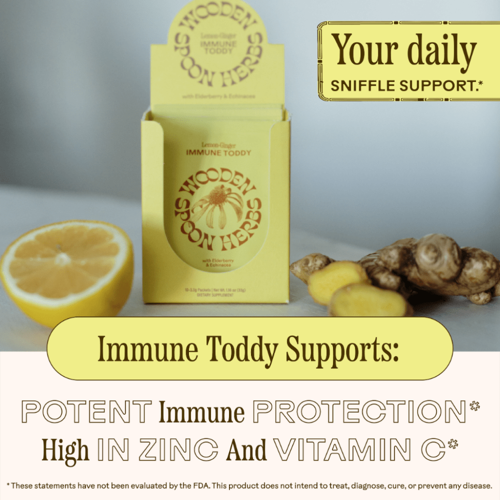 Lemon - Ginger Immune Toddy WOODEN SPOON HERBS