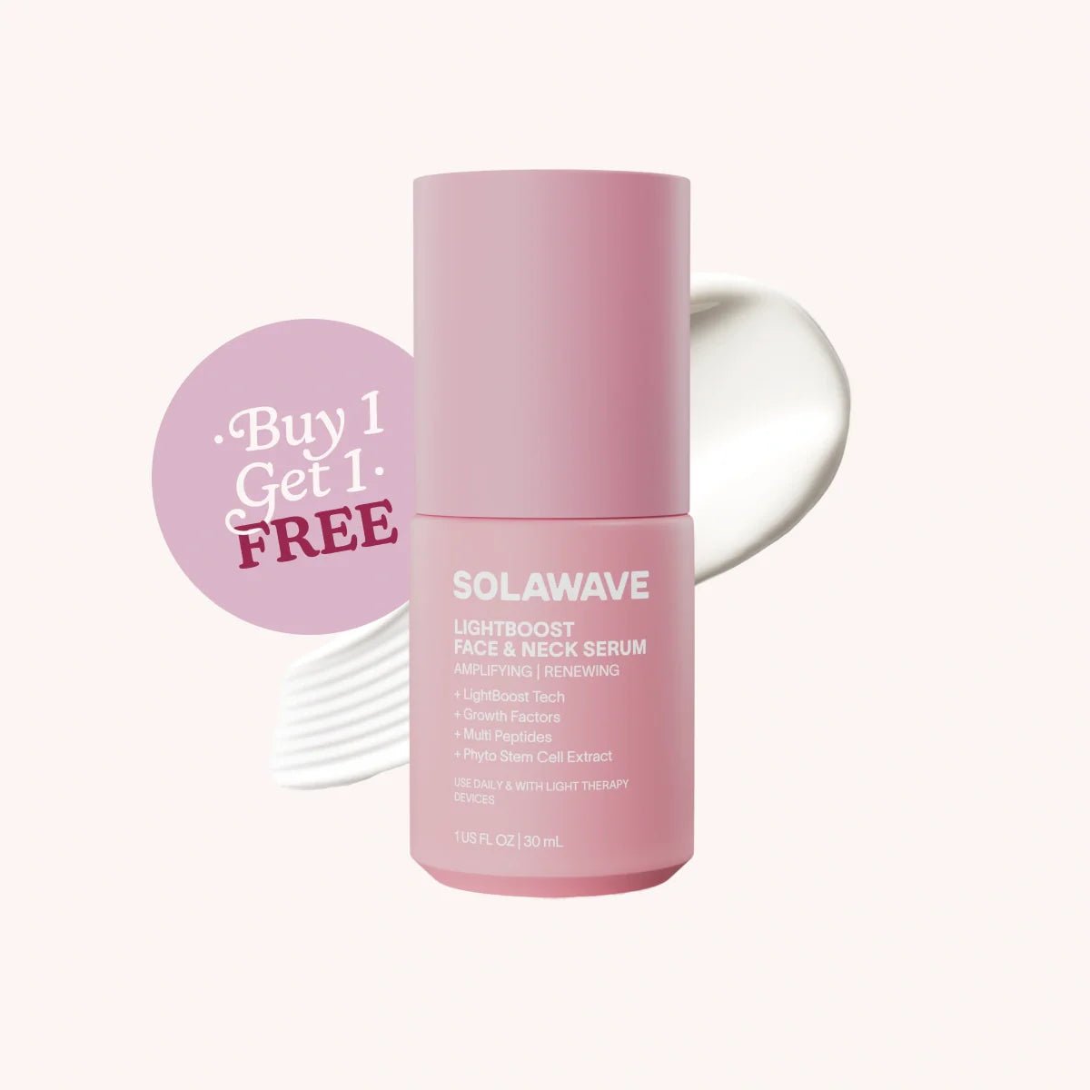 Light Therapy Boosting Face & Neck Serum Solawave