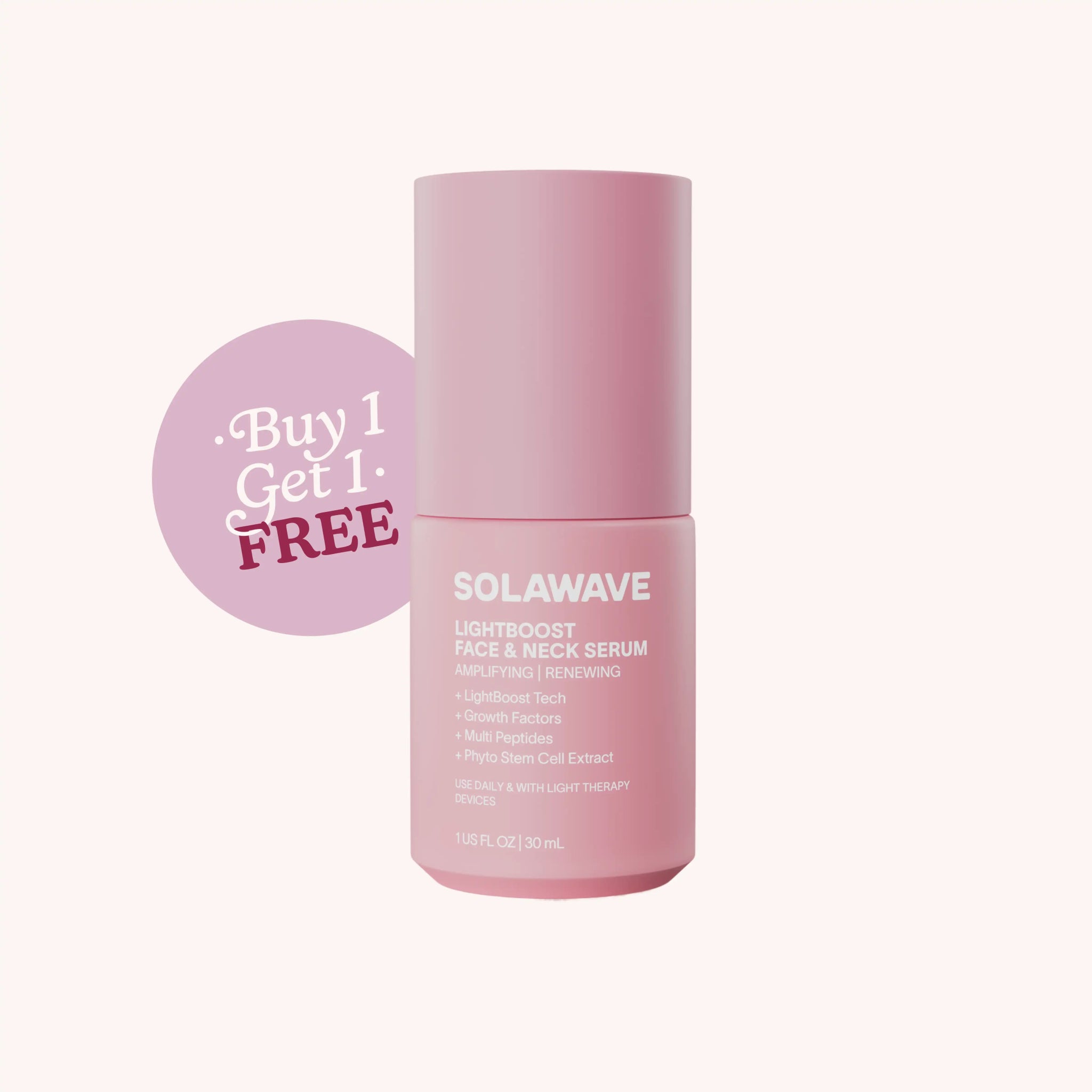 Light Therapy Boosting Face & Neck Serum Solawave