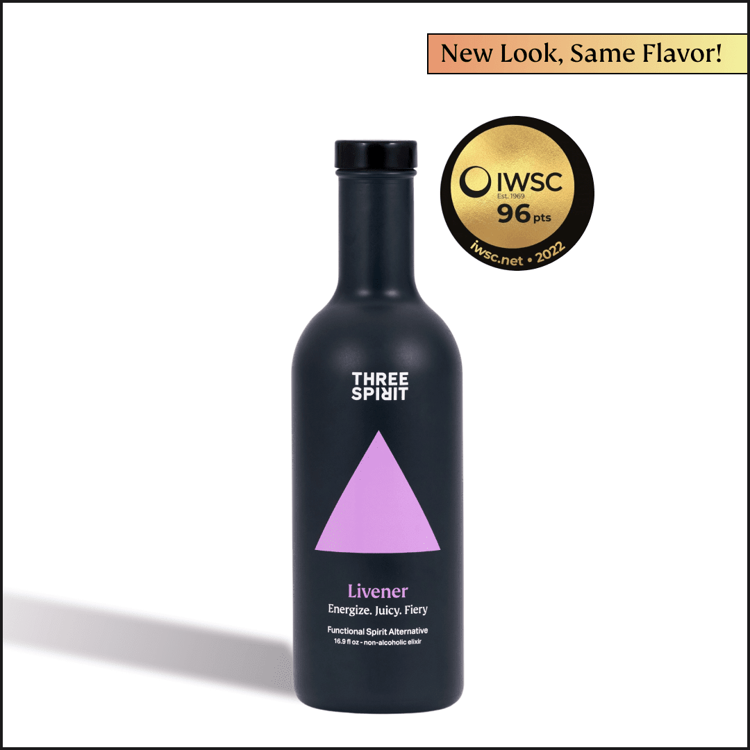 Livener • Non - Alcoholic Botanical Elixir • The Pick - Me - Up Three Spirit US