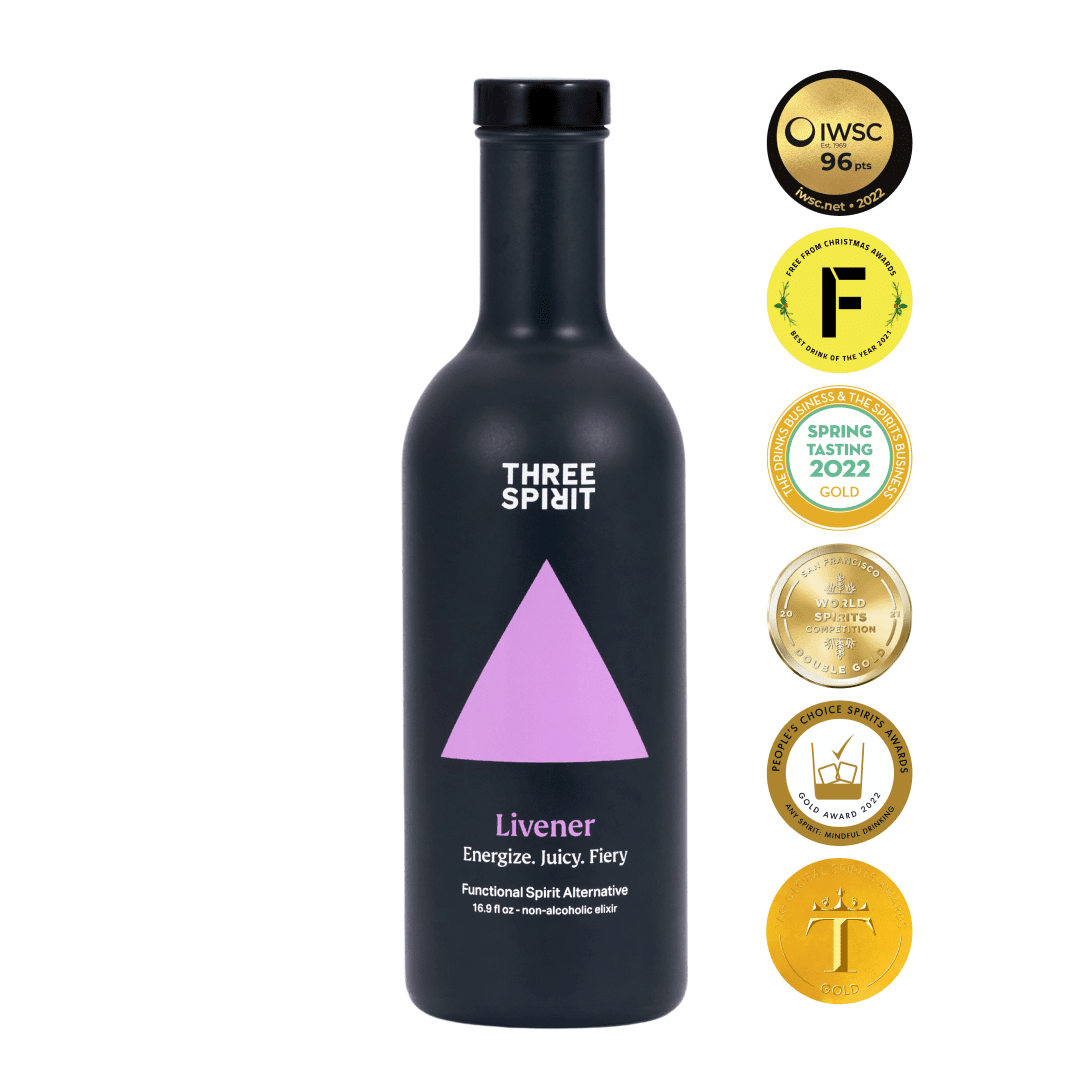 Livener • Non - Alcoholic Botanical Elixir • The Pick - Me - Up Three Spirit US