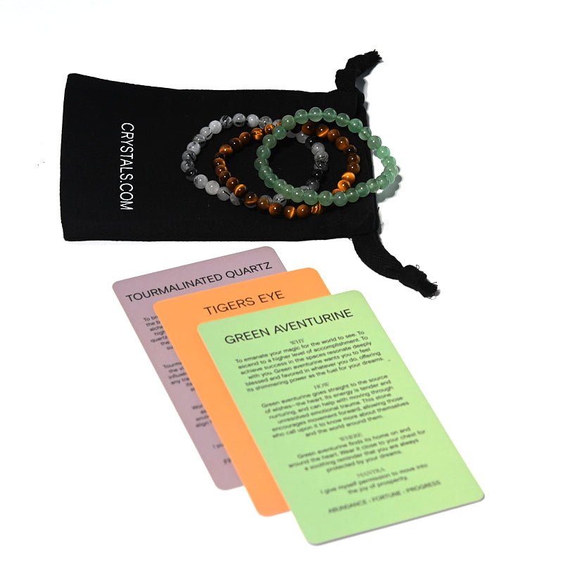 Lucky Bracelet Trio CRYSTALS.COM