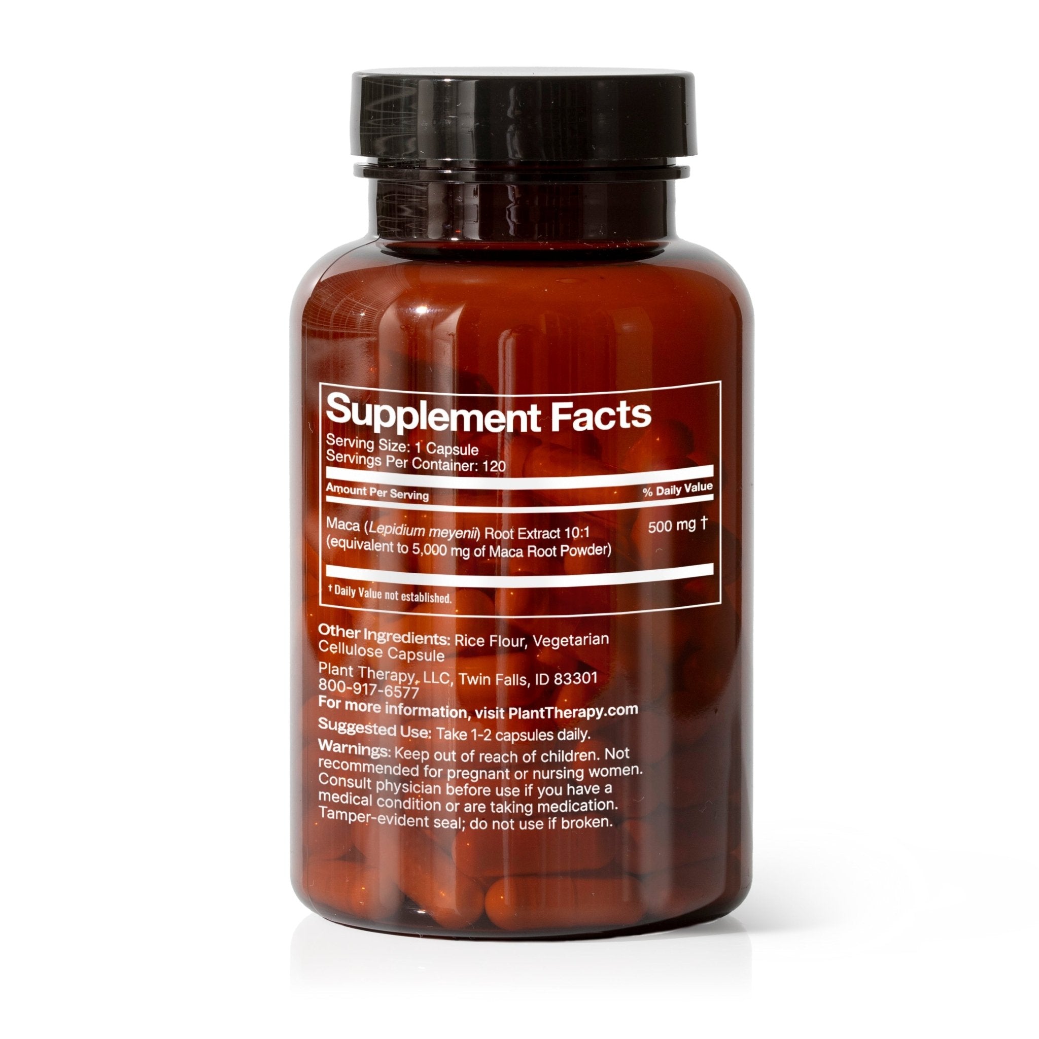 Maca Root Herbal Supplement - 120 Capsules Plant Therapy