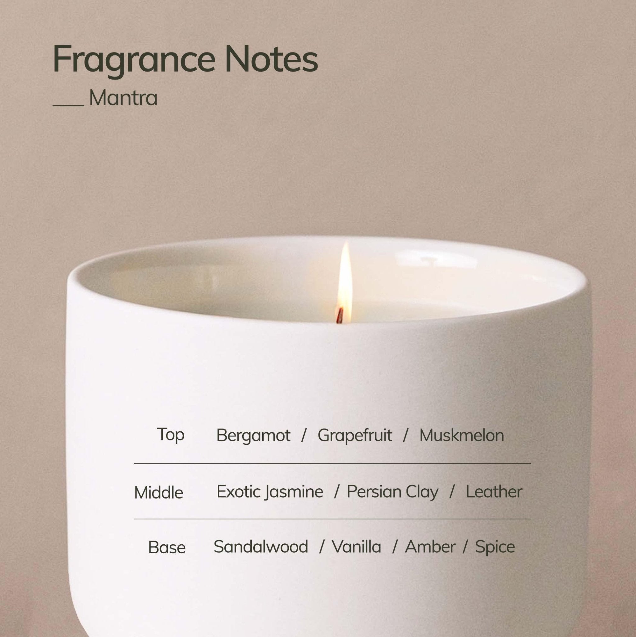 Mantra Wellness Candle CEDAR AND MYRRH