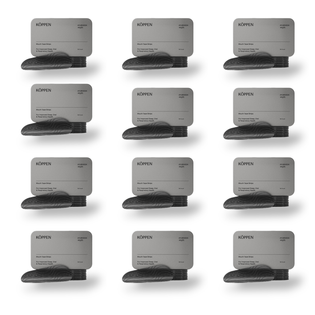 Myofunctional Mouth Tape | Reduces Dry Mouth & Promotes Nasal Breathing KÖPPEN