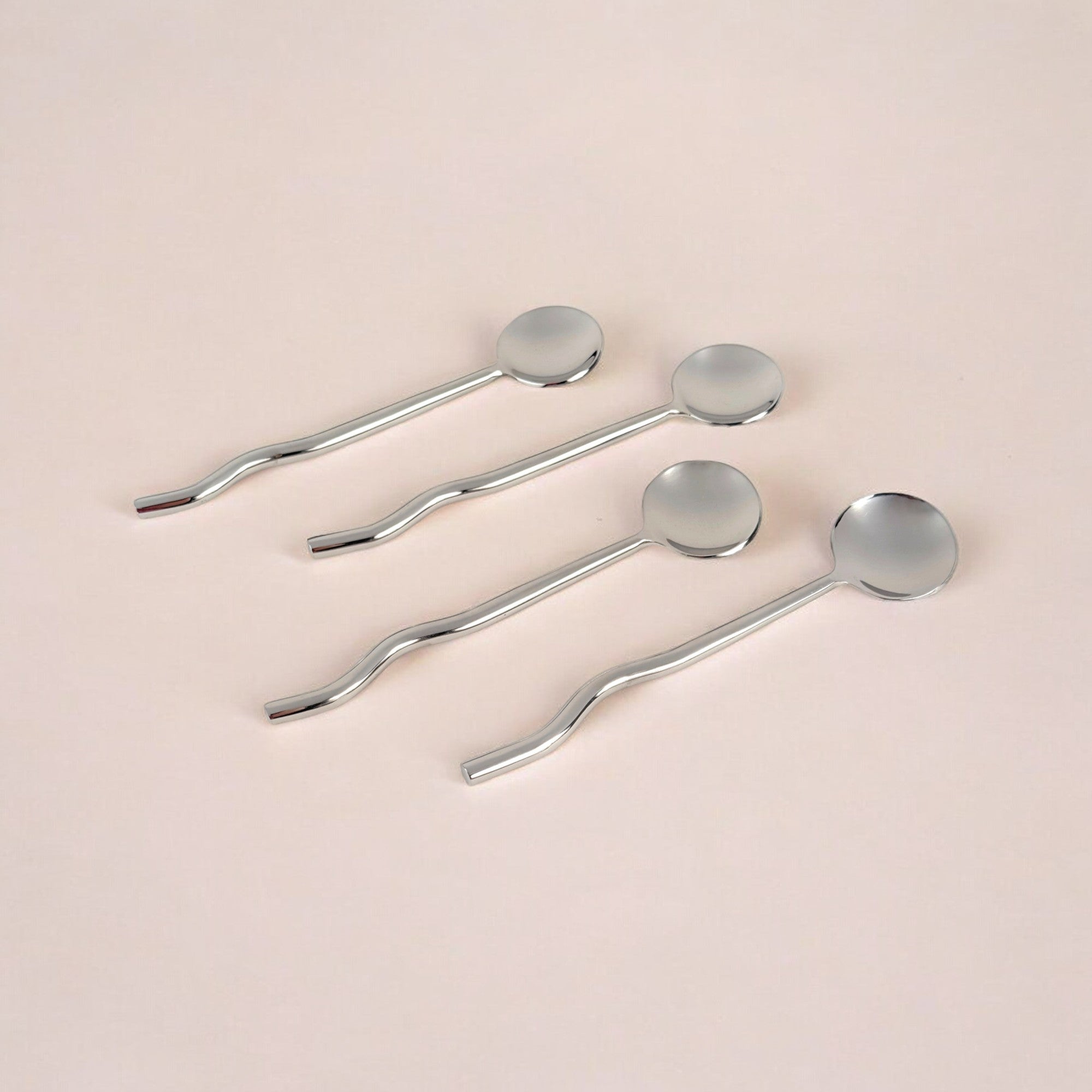 Nadia Spoon Steel (Set of 4) by MESO MESO