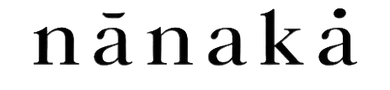 Logo of the brand 'nánakó' with a stylized 'a' on a white background
