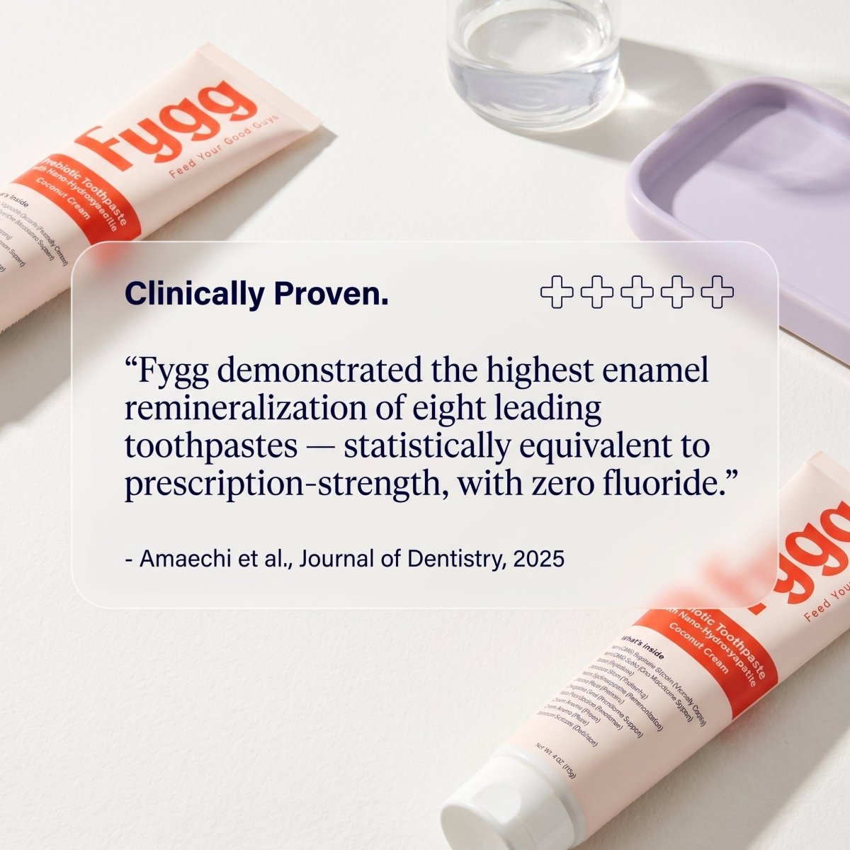 Nano-Hydroxyapatite Toothpaste with Prebiotics | Coconut Cream Fygg