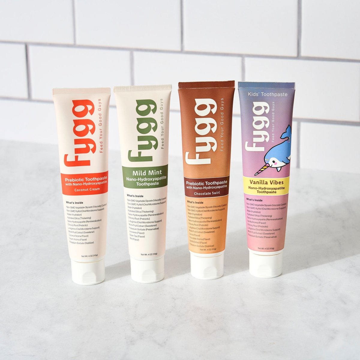 Nano-Hydroxyapatite Toothpaste with Prebiotics | Mild Mint Fygg