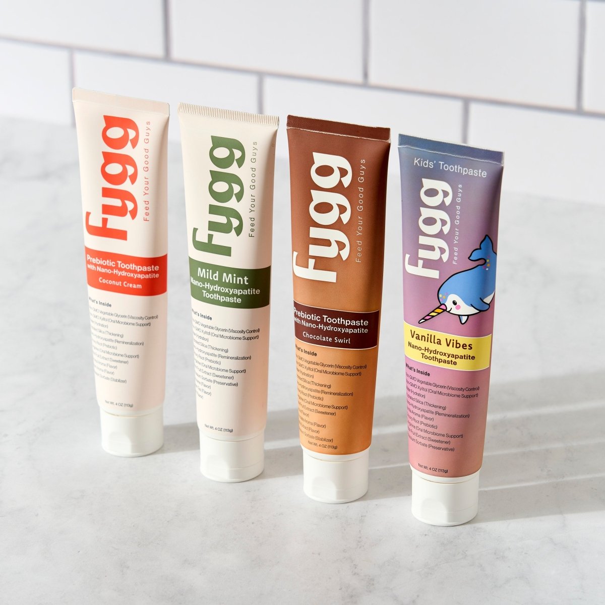 Nano-Hydroxyapatite Toothpaste with Prebiotics | Vanilla Vibes Fygg