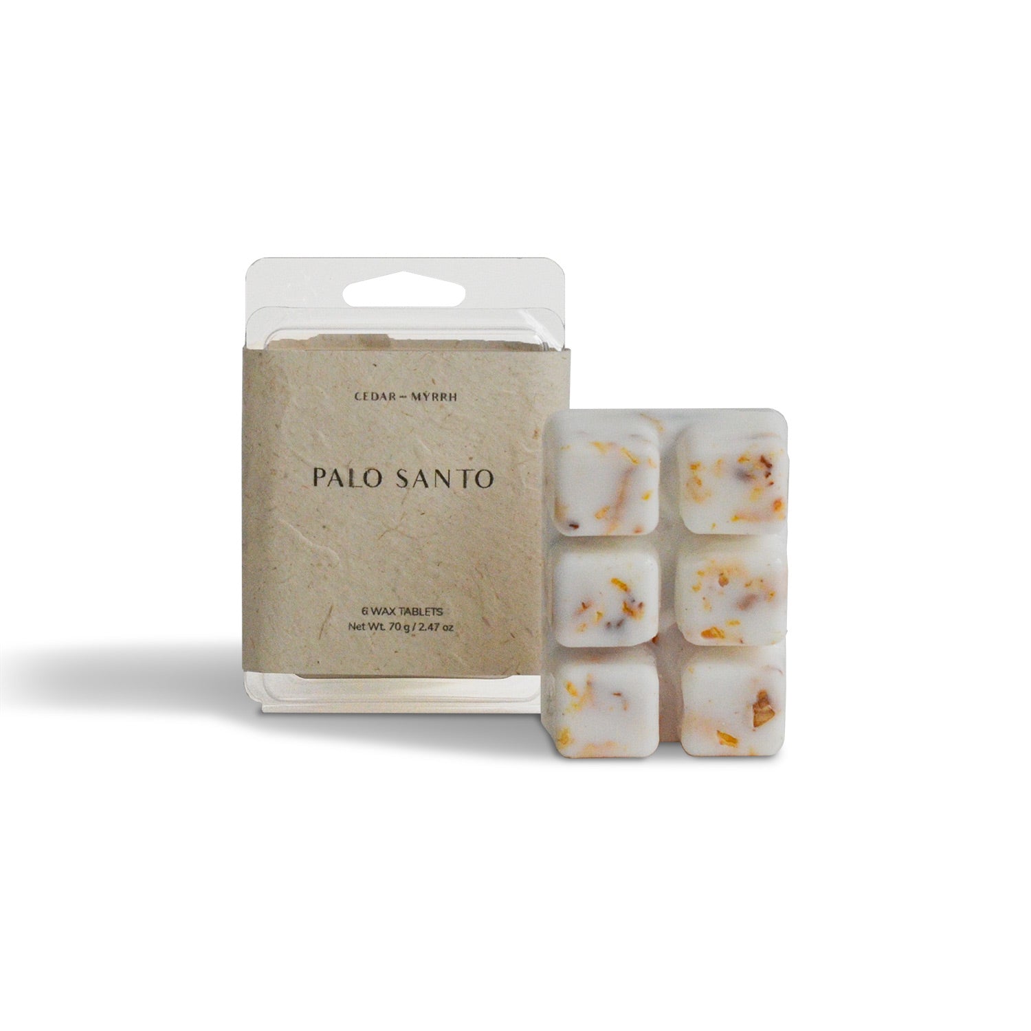 Natural Palo Santo Scented Wax Melts | 6 Cubes CEDAR AND MYRRH