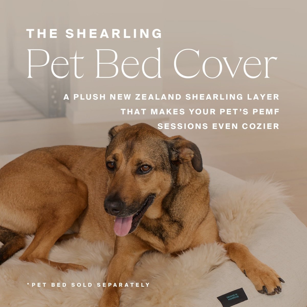 Natural Sheep Shearling Pet Bed Cover HigherDOSE