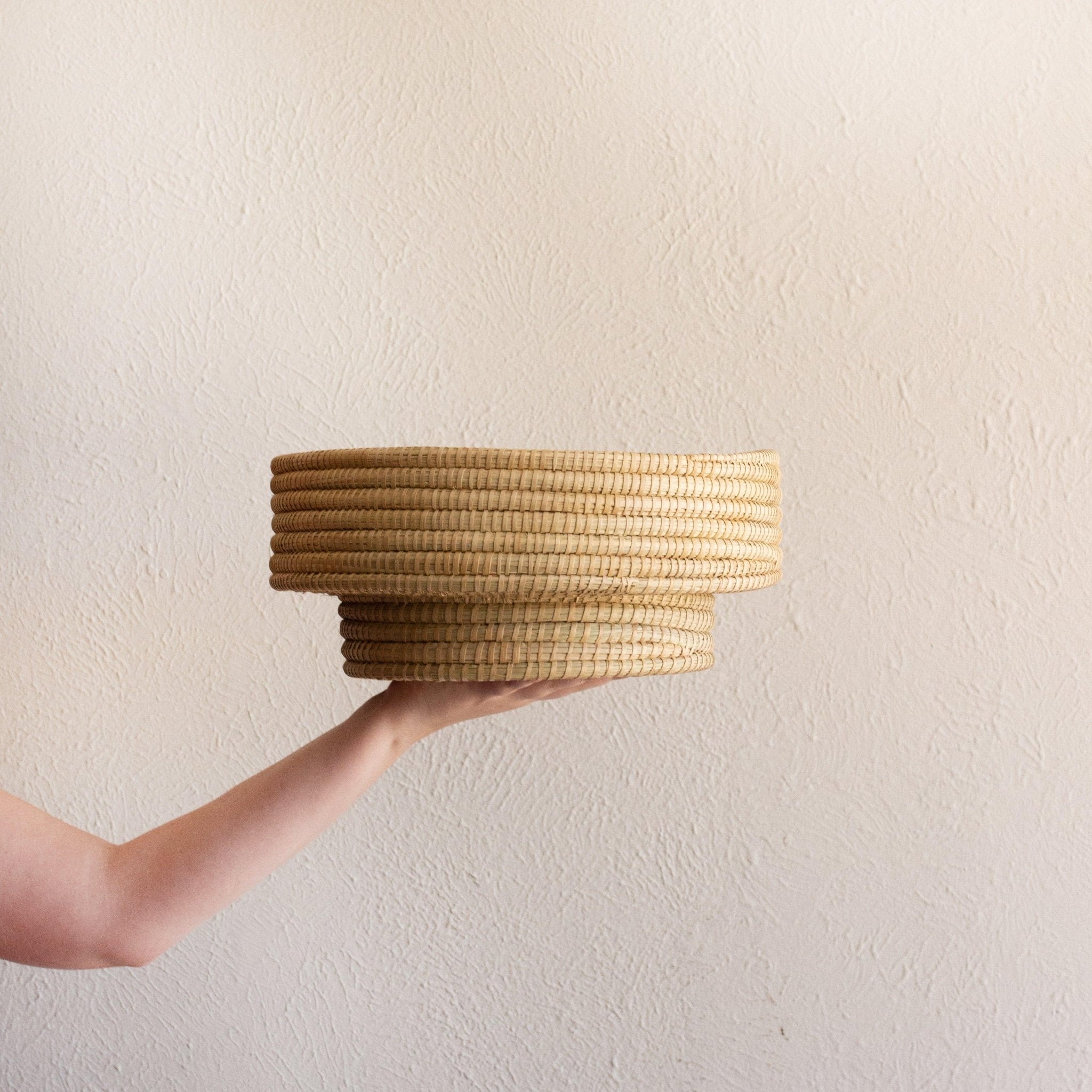 Natural Woven Dengu Basket Kanju Interiors