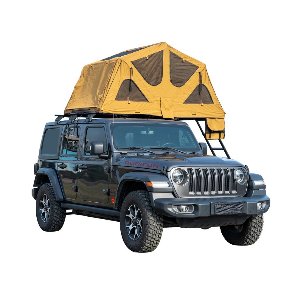 Naturnest Andromeda Khaki Soft Shell Rooftop Tent With Large Panoramic Skylight & YKK Doors (SAK72384) SAKSBY WHOLESALE